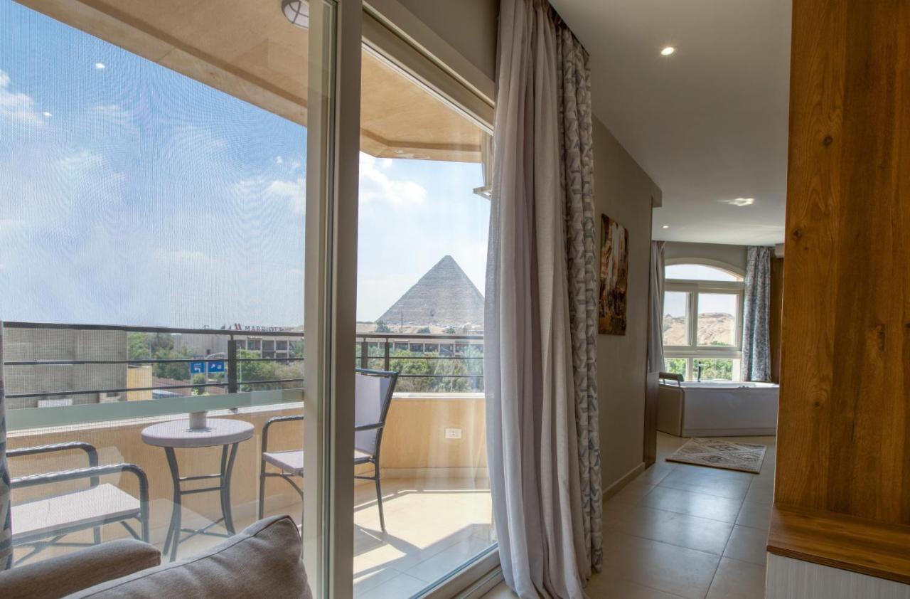 Nozol Pyramids Hotel And Spa Kafret el-Gabal Exterior foto